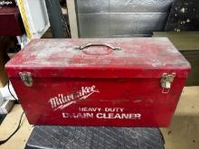 Milwaukee Red Metal Tool Box w. Contents