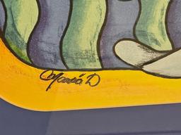 20" x 23" Artist Signed Framed Wall Art