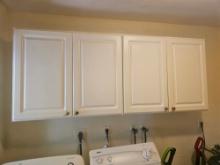 72" Wall Mounted Laundry Cabinets