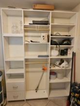 70" Storage Shelving Unit (no contents)
