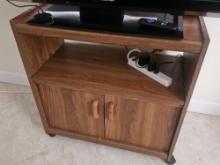 Wood TV Stand with Storage