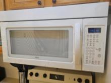 Whirlpool Built-in Carousel Microwave Oven (hairline crack on door)