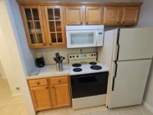 (5) Upper, (4) Lower, (4) Drawer Kitchen Cabinet System with Double Sink - Totaling 94" on Each Side