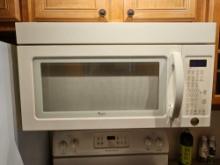 Whirlpool Carousel Microwave Oven (hairline crack on door)