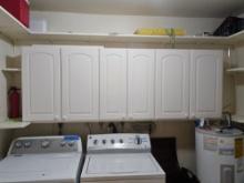 84" Wall Mount Laundry Cabinet System