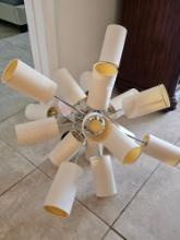 Modern Style Chrome Chandelier