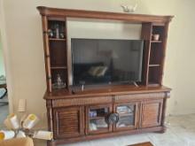 79" Tommy Bahama Style Wall Unit with Matching 24" x 50" Coffee Table and 28" Side Tables