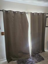 Blackout Curtain with Metal Rod