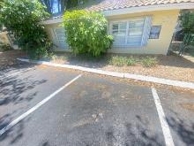 60" White Parking Lot Bumpers