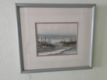30" x 24" Artist Signed Framed Wall Art