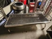 60" S/S Charcoal Grill on Casters