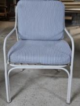 Outdoor Metal Chairs with Cushions