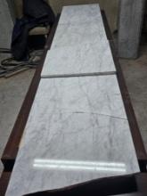 7' Marble Slab Broken Into (5) Pieces Measuring 16", 14", 15", 47" and 24"