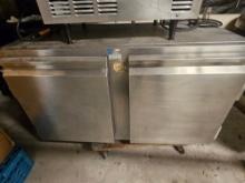 Two Door S/S Undercounter Refrigerator