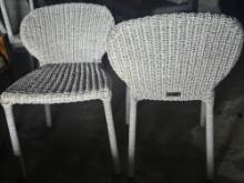 Janus et Cie Woven Outdoor Chairs