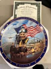Doolittles Raid Over Tokyo, Commemorative Plate with COA, Plate Number 11605A