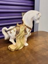 Large Ceramic Horse, 11" High X 12" Wide