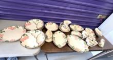 Partial Set "Franciscan" Dinnerware, (Oven Safe), 65 Pieces Including Serving Pieces