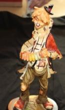 Collectable Clown on Base, 12" High