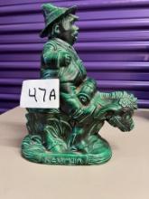 Ceramic Statue of Sancho, 11" X 12"