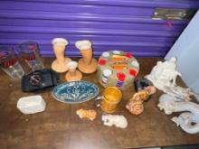 Lot, Miscellaneous Pieces, Poker Chips, 35MM Camera, Authentic Handcuffs & More