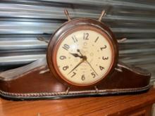 Antique Telechron " Ships Bell" Electric Clock
