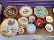 Lot, Collectable Plates From All Overr The World
