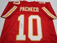 Isiah Pacheco of the KC Chiefs signed autographed football jersey PAAS COA 010