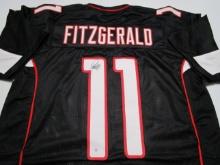 Larry Fitzgerald of the Arizona Cardinals signed autographed football jersey PAAS COA 453