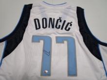 Luka Doncic of the Dallas Mavericks signed autographed basketball jersey Legends COA 411