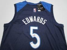Anthony Edwards of the Minnesota Timberwolves signed autographed basketball jersey PAAS COA 866