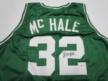 Kevin McHale of the Boston Celtics signed autographed basketball jersey PAAS COA 140
