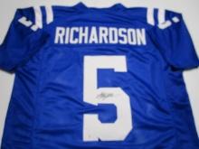Anthony Richardson of the Indianapolis Colts signed autographed football jersey PAAS COA 711