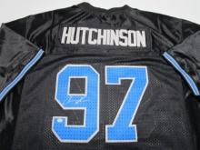 Aidan Hutchinson of the Detroit Lions signed autographed football jersey PAAS COA 774