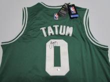 Jayson Tatum of the Boston Celtics signed autographed basketball jersey PAAS COA 714