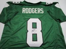Aaron Rodgers of the NY Jets signed autographed football jersey PAAS COA 768