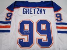 Wayne Gretzky of the Edmonton Oilers signed autographed hockey jersey PAAS COA 872