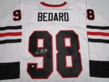 Connor Bedard of the Chicago Blackhawks signed autographed hockey jersey PAAS COA 758