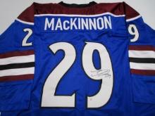 Nathan MacKinnon of the Colorado Avalanche signed autographed hockey jersey PAAS COA 483