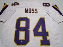 Randy Moss of the Minnesota Vikings signed autographed football jersey PAAS COA 893