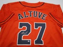 Jose Altuve of the Houston Astros signed autographed baseball jersey PAAS COA 103