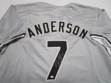 Tim Anderson of the Chicago White Sox signed autographed baseball jersey PAAS COA 456