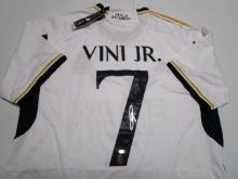 Vini Jr of Real Madrid signed autographed soccer jersey PAAS COA 412