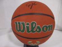 Giannis Antetokounmpo of the Milwaukee Bucks signed auto full size basketball PAAS COA 554