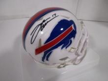 Josh Allen of the Buffalo Bills signed autographed mini football helmet PAAS COA 632