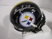 Terry Bradshaw of the Pittsburgh Steelers signed autographed mini football helmet PAAS COA 553