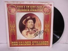 Willie Nelson "Red Headed Stranger" signed autographed record album PAAS COA 283