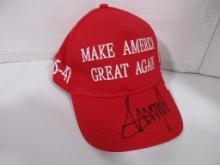 Donald Trump POTUS 45-47 signed autographed baseball hat PAAS COA 825