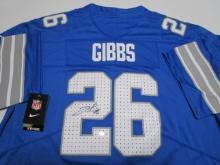 Jahmyr Gibbs of the Detroit Lions signed autographed football jersey PAAS COA 412