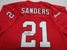 Deion Sanders of the Atlanta Falcons signed autographed football jersey PAAS COA 760